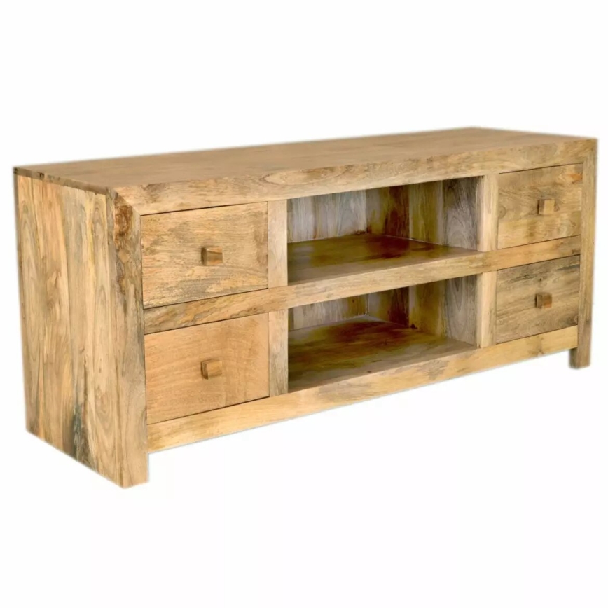 TV stolík HINA 60x140 cm masív/mangovník