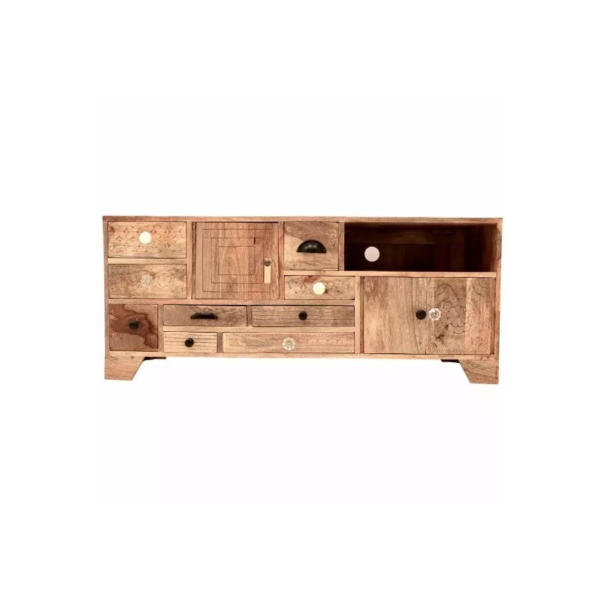 TV stolík MANU 120x50 cm masív/mangovník