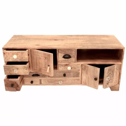 TV stolík MANU 120x50 cm masív/mangovník