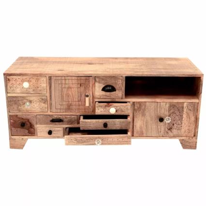 TV stolík MANU 120x50 cm masív/mangovník