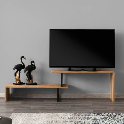 TV stolík OVIT 44x153 cm hnedá/čierna