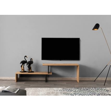 TV stolík OVIT 44x153 cm hnedá/čierna