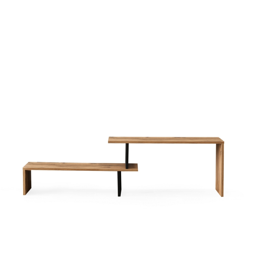 TV stolík OVIT 44x153 cm hnedá/čierna