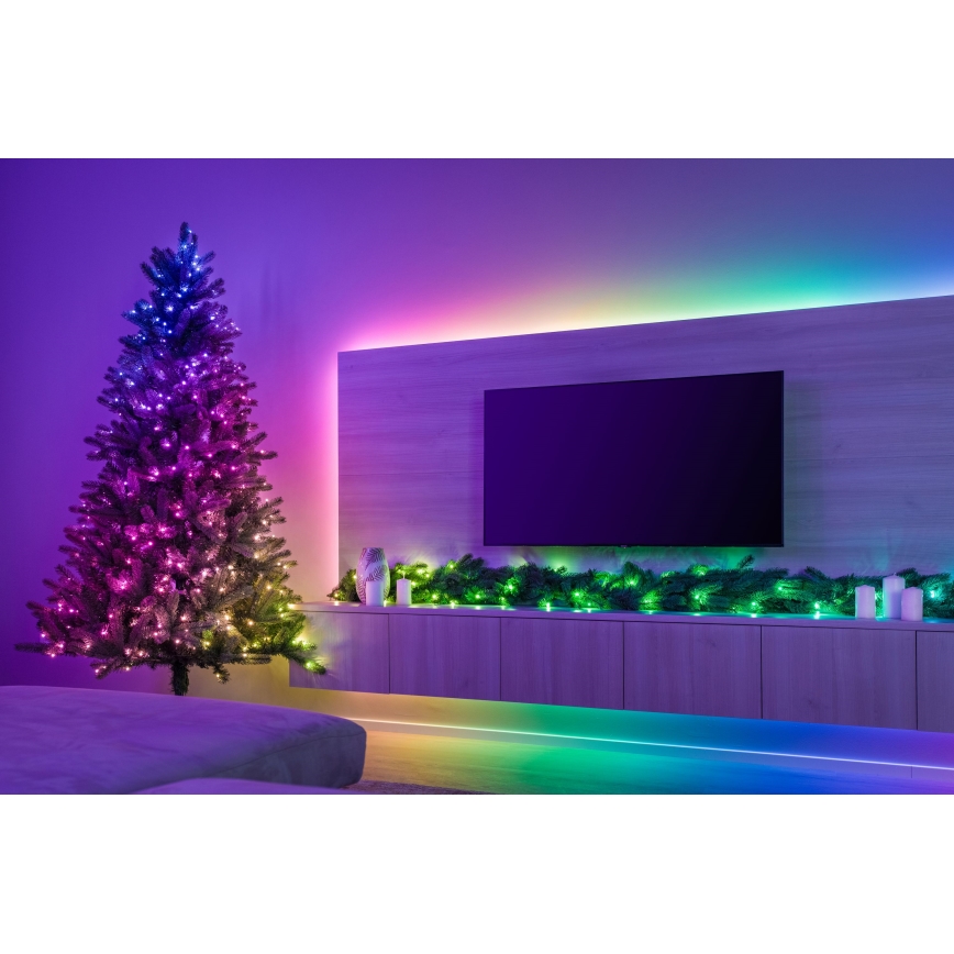 Twinkly - LED RGBW Stmievateľná vianočná dekorácia GARLAND 50xLED 2,7 m Wi-Fi