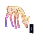 Twinkly - LED RGBW Stmievateľný vonkajší vianočný sob REINGEERS 160xLED IP44 Wi-Fi