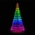 Twinkly - LED RGBW Stmievateľný vonkový vianočný stromček LIGHT TREE 1000xLED 6 m IP44 Wi-Fi
