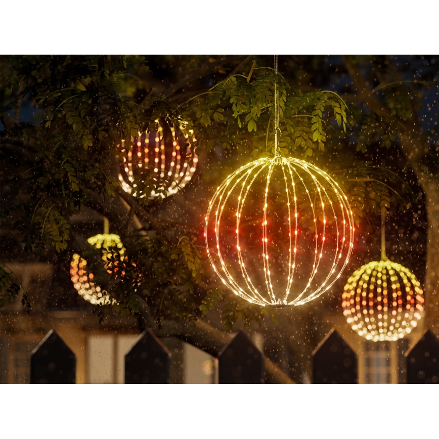 Twinkly - LED RGBW Stmievateľná vonkajšia dekorácia SPHERE 210xLED IP44 Wi-Fi