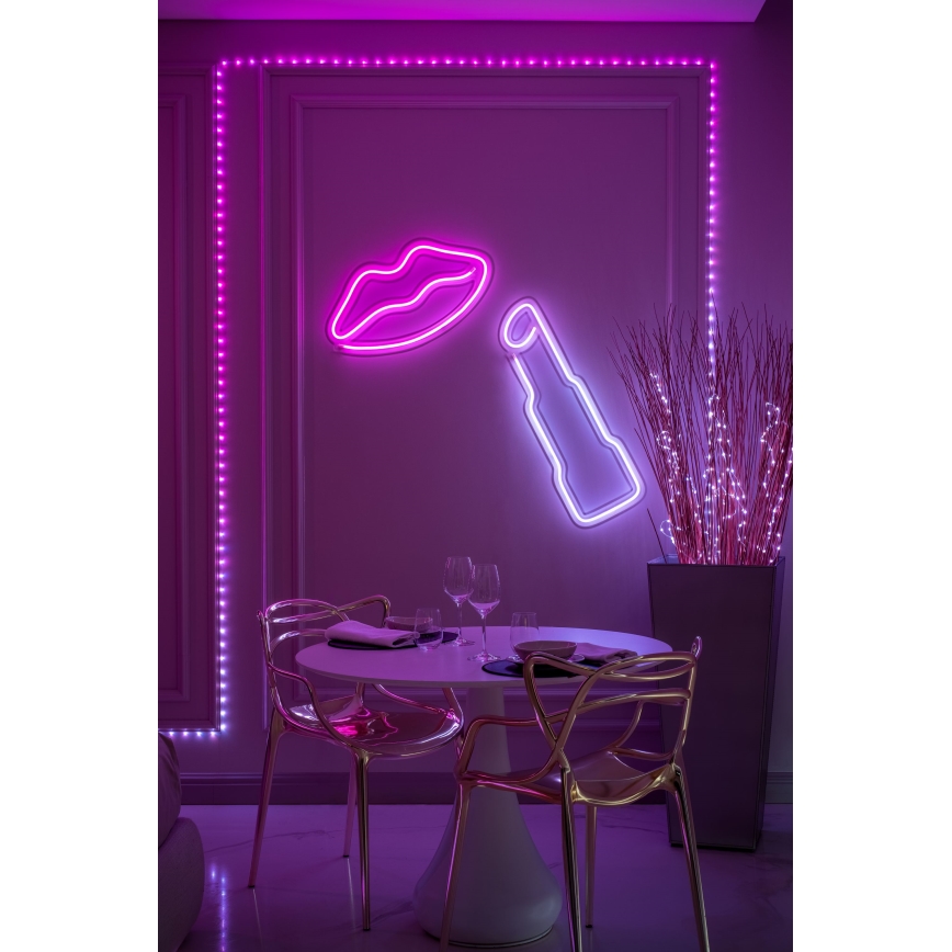 Twinkly - LED RGB stmievateľný vianočný reťaz DOTS 60×LED 7 m USB Wi-Fi