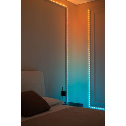 Twinkly - LED RGB stmievateľný vianočný reťaz DOTS 60×LED 7 m USB Wi-Fi
