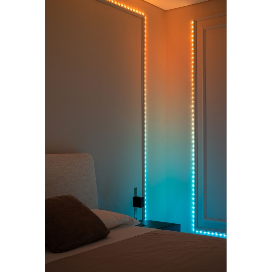 Twinkly - LED RGB stmievateľný vianočný reťaz DOTS 60×LED 7 m USB Wi-Fi