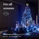 Twinkly - LED RGB Stmievateľná vánoční dekorácia PRE-LIT GARLAND 50xLED 6,2m Wi-Fi