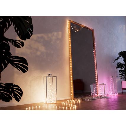 Twinkly - LED RGB Stmievateľná vianočná reťaz CANDIES 100xLED 8 m USB Wi-Fi
