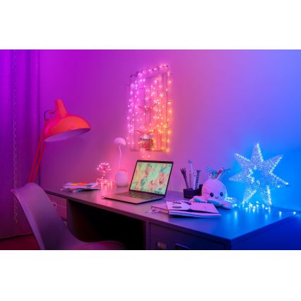 Twinkly - LED RGB Stmievateľná vianočná reťaz CANDIES 100xLED 8 m USB Wi-Fi