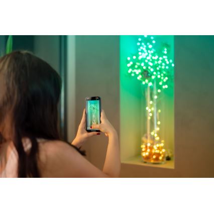 Twinkly - LED RGB Stmievateľný reťaz CANDIES 100xLED 8 m USB Wi-Fi