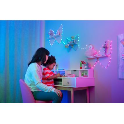 Twinkly - LED RGB Stmievateľný reťaz CANDIES 100xLED 8 m USB Wi-Fi