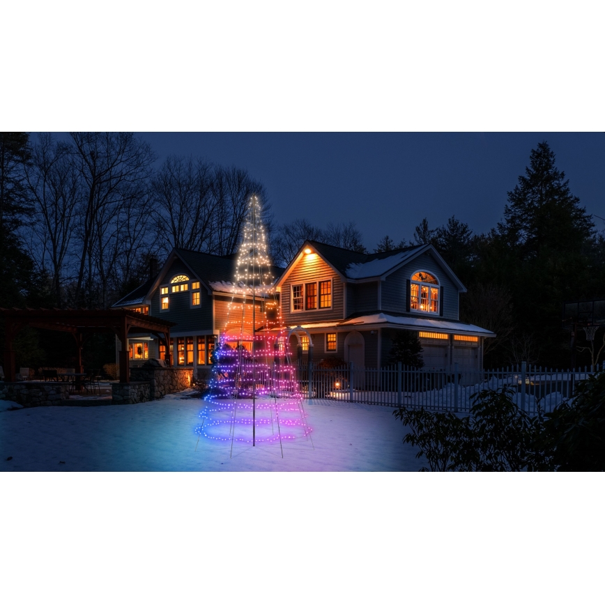 Twinkly - LED RGBW Stmievateľný vonkový vianočný stromček LIGHT TREE 1000xLED 6 m IP44 Wi-Fi