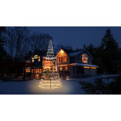 Twinkly - LED RGBW Stmievateľný vonkový vianočný stromček LIGHT TREE 1000xLED 6 m IP44 Wi-Fi
