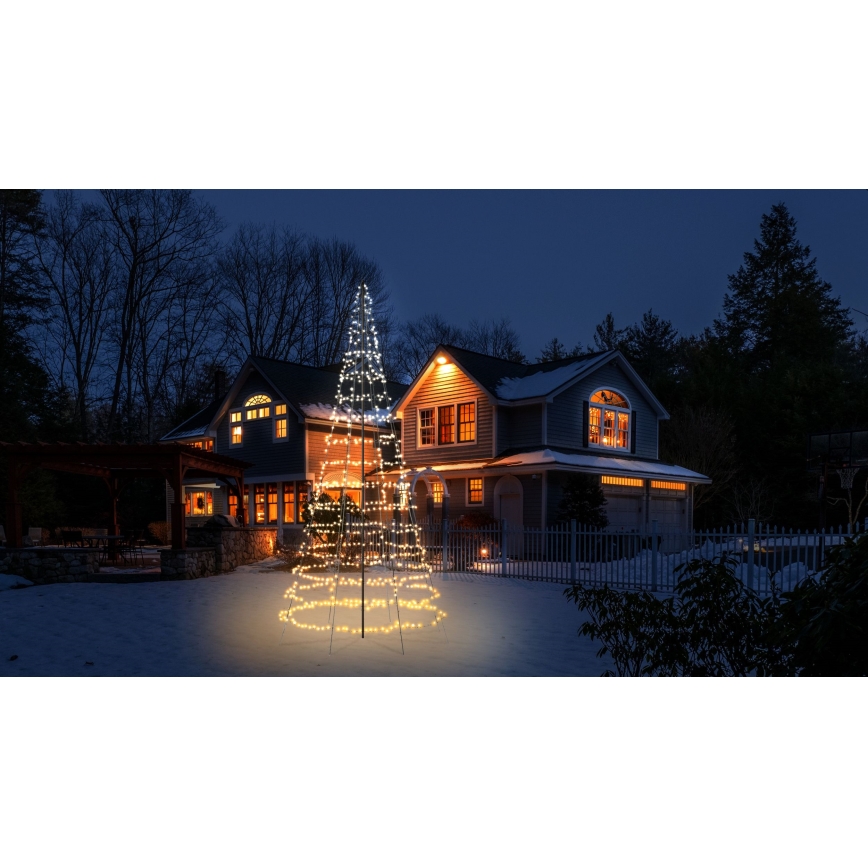 Twinkly - LED RGBW Stmievateľný vonkový vianočný stromček LIGHT TREE 1000xLED 6 m IP44 Wi-Fi