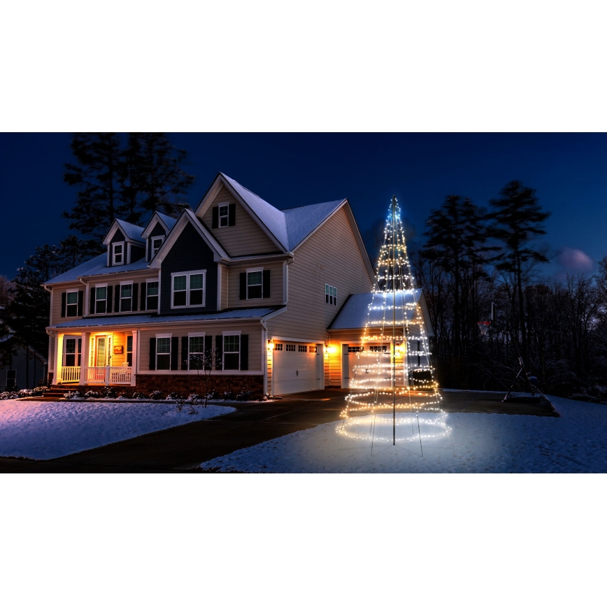 Twinkly - LED RGBW Stmievateľný vonkový vianočný stromček LIGHT TREE 1000xLED 6 m IP44 Wi-Fi