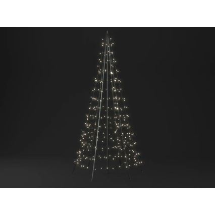 Twinkly - LED RGBW Stmievateľný vonkajší vianočný stromček LIGHT TREE 300xLED 2m IP44 Wi-Fi