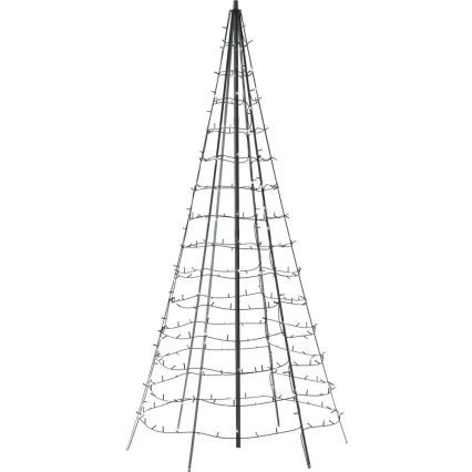 Twinkly - LED RGBW Stmievateľný vonkajší vianočný stromček LIGHT TREE 300xLED 2m IP44 Wi-Fi