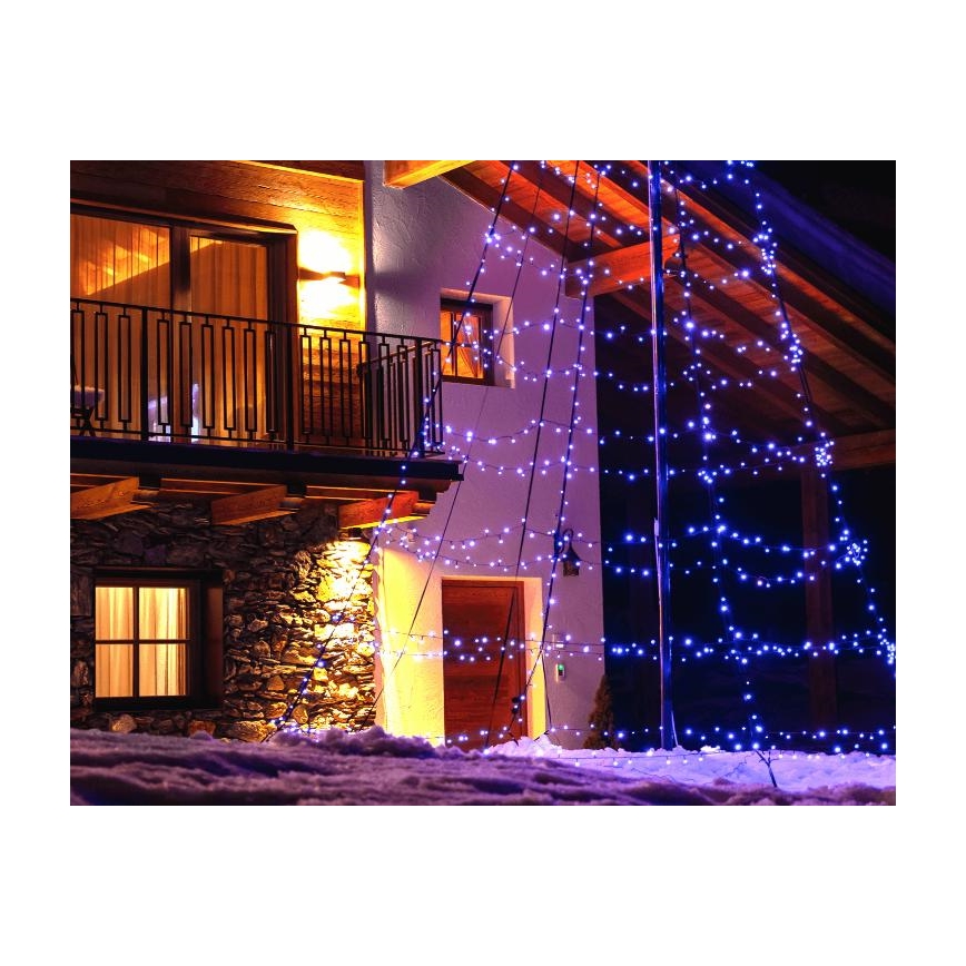 Twinkly - LED RGBW Stmievateľný vonkajší vianočný stromček LIGHT TREE 750xLED 4m IP44 Wi-Fi