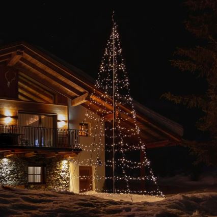 Twinkly - LED RGBW Stmievateľný vonkajší vianočný stromček LIGHT TREE 750xLED 4m IP44 Wi-Fi