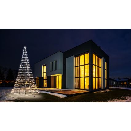 Twinkly - LED RGBW Stmievateľný vonkajší vianočný stromček LIGHT TREE 750xLED 4m IP44 Wi-Fi