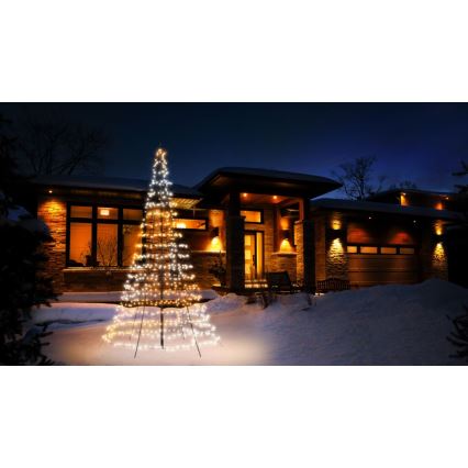 Twinkly - LED RGBW Stmievateľný vonkajší vianočný stromček LIGHT TREE 750xLED 4m IP44 Wi-Fi