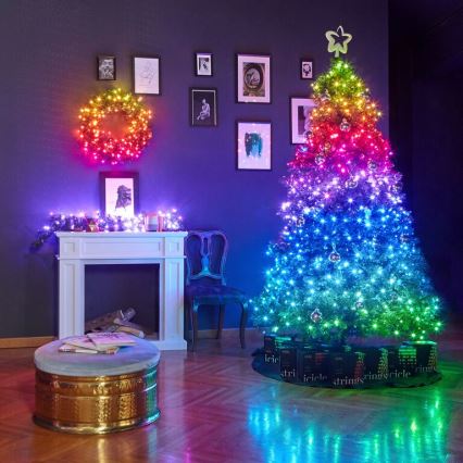 Twinkly - LED RGBW Stmievateľný vonkajší vianočný reťazec STRINGS 250xLED 23,5m IP44 Wi-Fi
