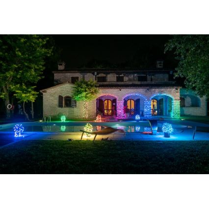 Twinkly - LED RGBW Stmievateľný vonkajší vianočný reťazec STRINGS 250xLED 23,5m IP44 Wi-Fi
