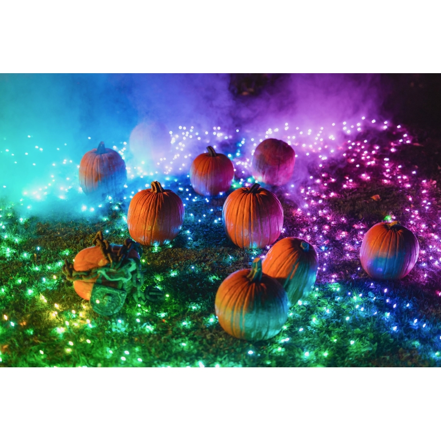 Twinkly - LED RGBW Stmievateľná vonkajšia vianočná reťaz STRINGS 250xLED 23,5m IP44 Wi-Fi