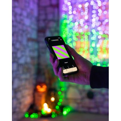 Twinkly - LED RGBW Stmievateľná vonkajšia vianočná reťaz STRINGS 250xLED 23,5m IP44 Wi-Fi