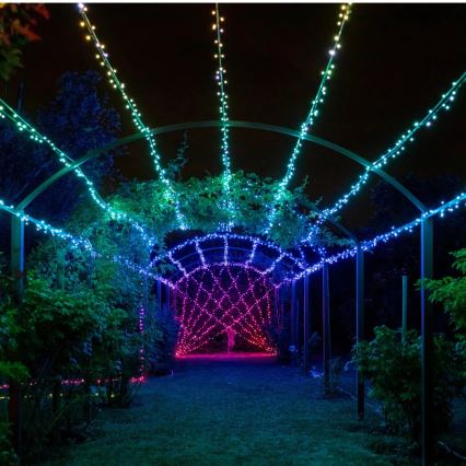 Twinkly - LED RGBW Stmievateľná vonkajšia vianočná reťaz STRINGS 250xLED 23,5m IP44 Wi-Fi