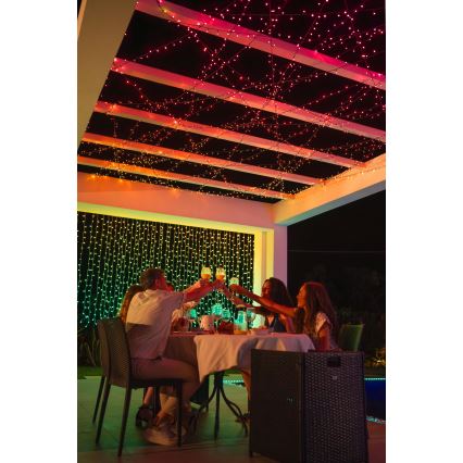 Twinkly - LED RGBW Stmievateľná vonkajšia vianočná reťaz STRINGS 250xLED 23,5m IP44 Wi-Fi