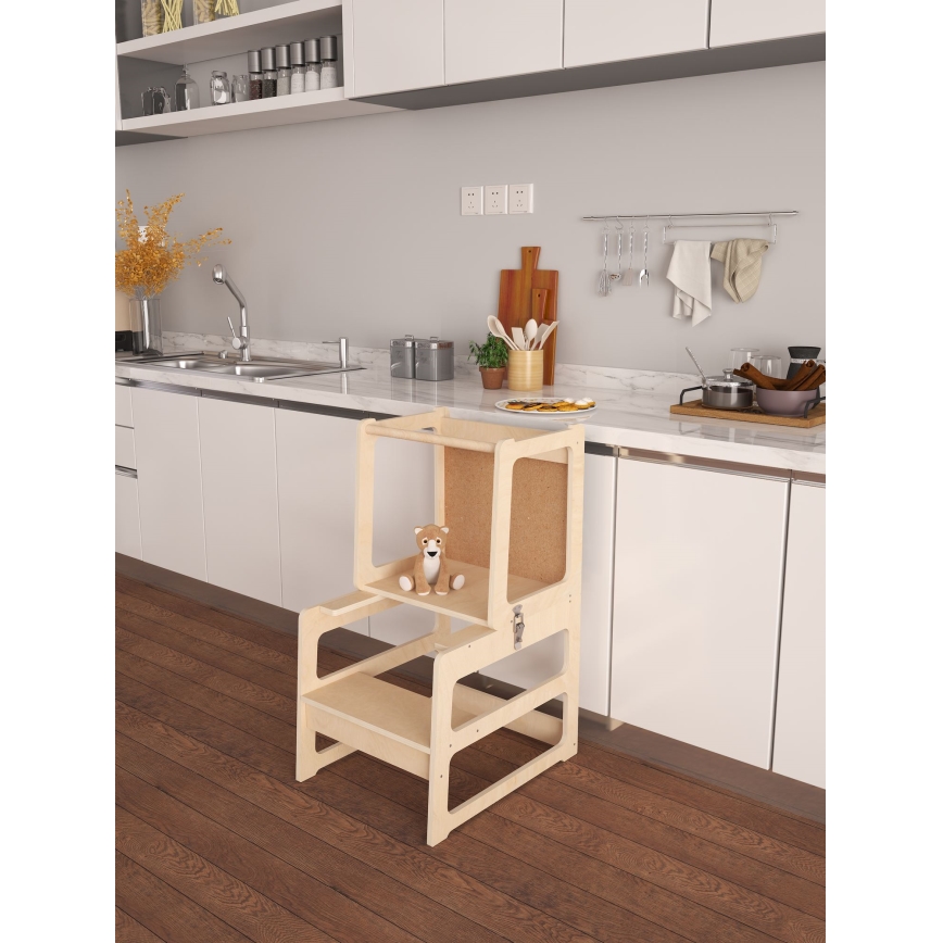 Učiaca veža s tabuľou DRAW 90x58,4 cm