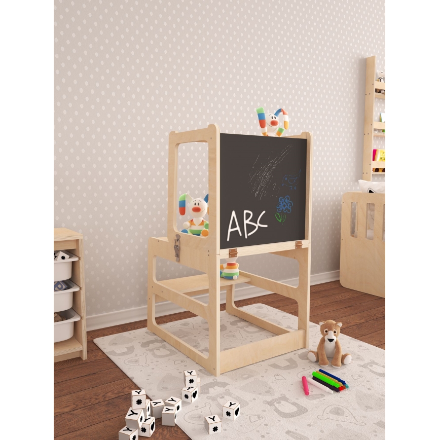 Učiaca veža s tabuľou DRAW 90x58,4 cm