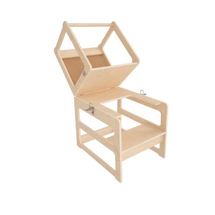 Učiaca veža s tabuľou DRAW 90x58,4 cm