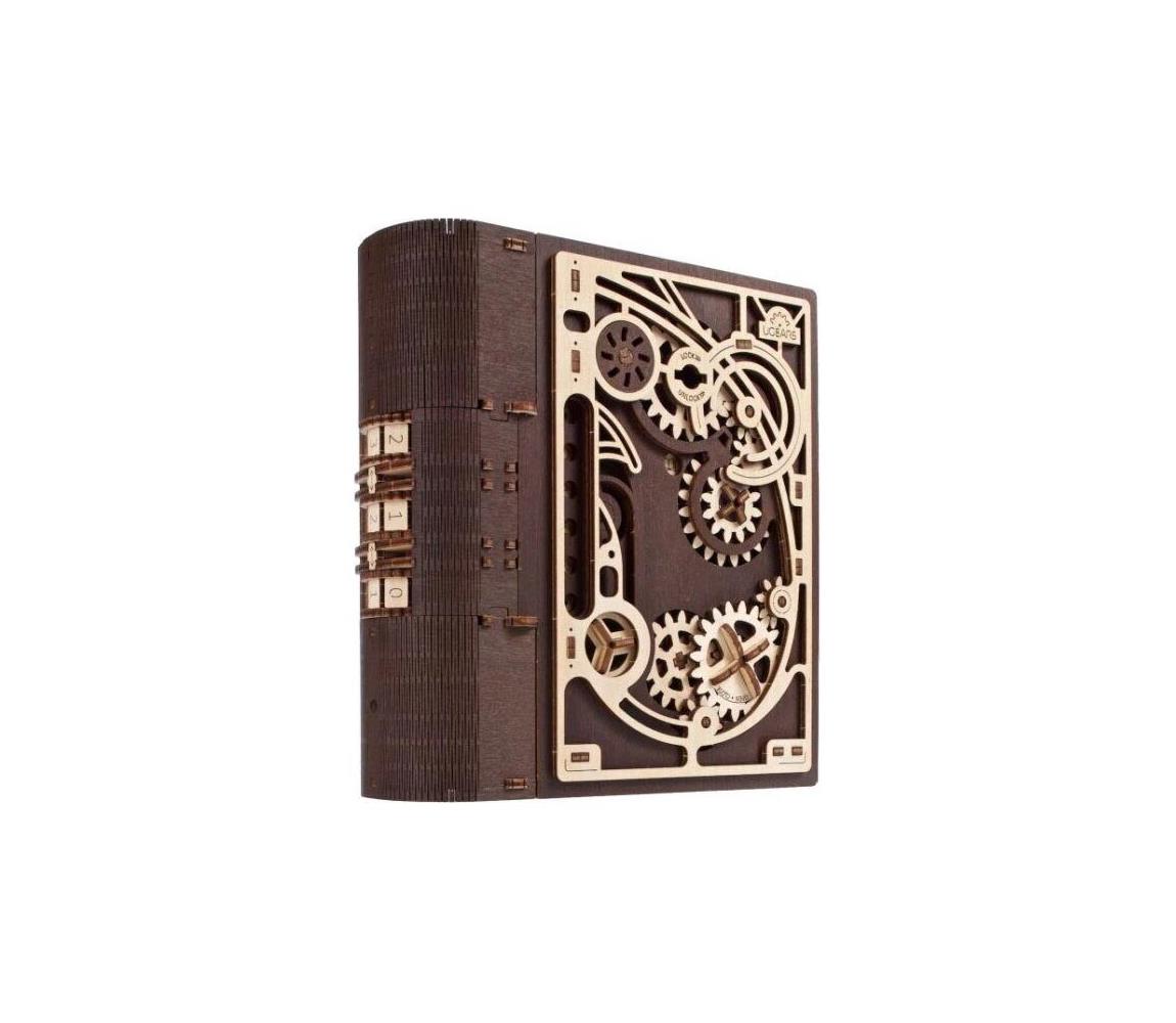 Ugears - 3D drevené mechanické puzzle Kniha tajomstiev UG70153