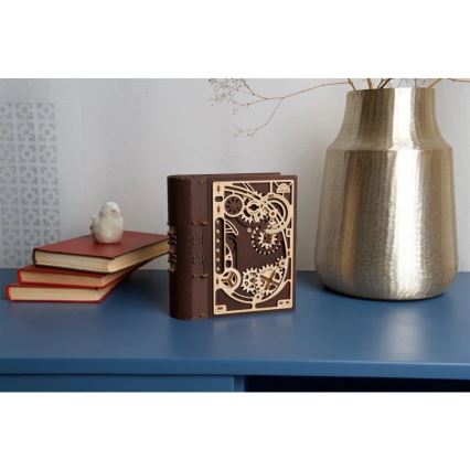 Ugears - 3D drevené mechanické puzzle Kniha tajomstiev