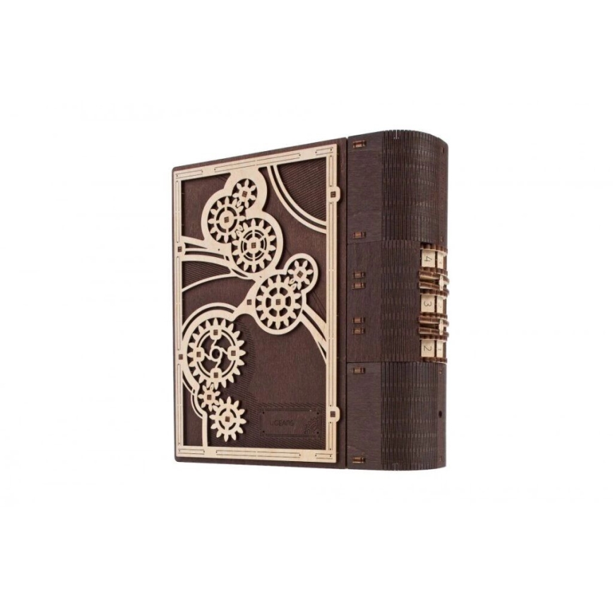 Ugears - 3D drevené mechanické puzzle Kniha tajomstiev