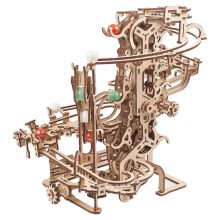 Ugears - 3D drevenené mechanické puzzle Guličková dráha reťazová