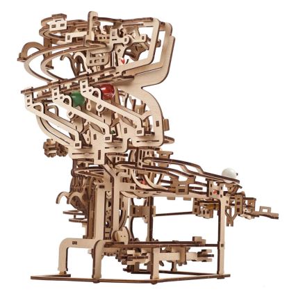 Ugears - 3D drevenené mechanické puzzle Guličková dráha reťazová