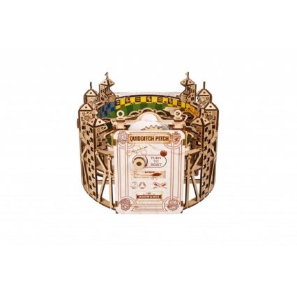 Ugears - 3D drevenené mechanické puzzle Harry Potter Quidditch Pinball