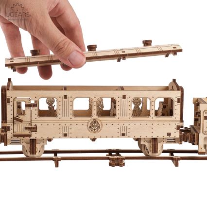 Ugears - 3D drevenené mechanické puzzle Harry Potter Rokfortský expres