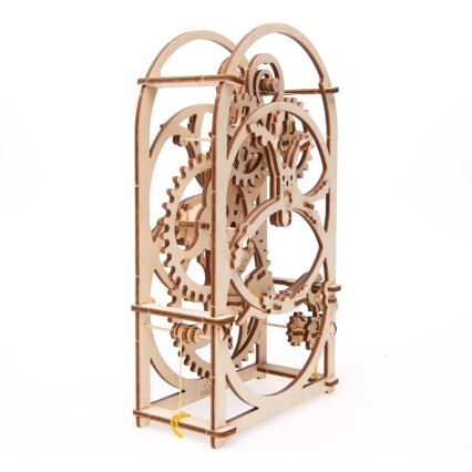 Ugears - 3D drevenené mechanické puzzle Hodinový strojček