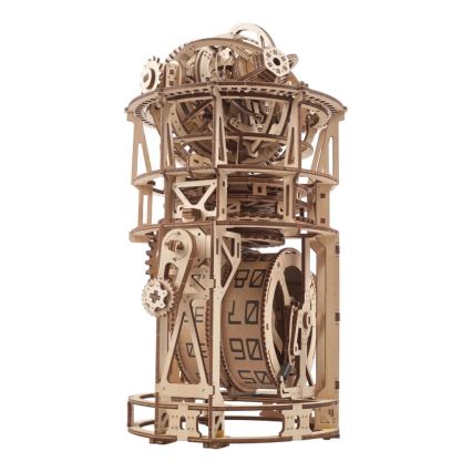 Ugears - 3D drevenené mechanické puzzle Hodinový strojček s tourbillonom