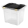 Úložný box 36 l čierna/číra