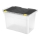 Úložný box 54 l čierna/číra
