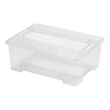 Úložný box TEX BOX 10 l číra